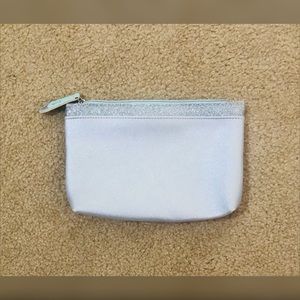 Silver make up bag